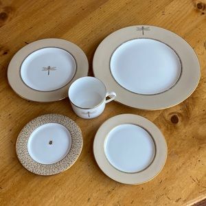 Kate Spade June Lane Gold Place setting